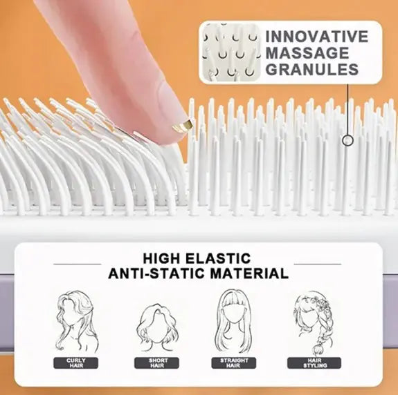 SilkGlide™ 4-in-1 Self-Cleaning Brush