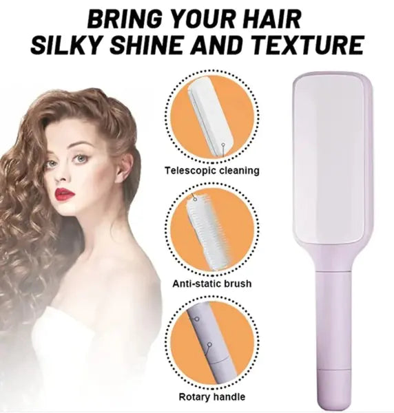 SilkGlide™ 4-in-1 Self-Cleaning Brush